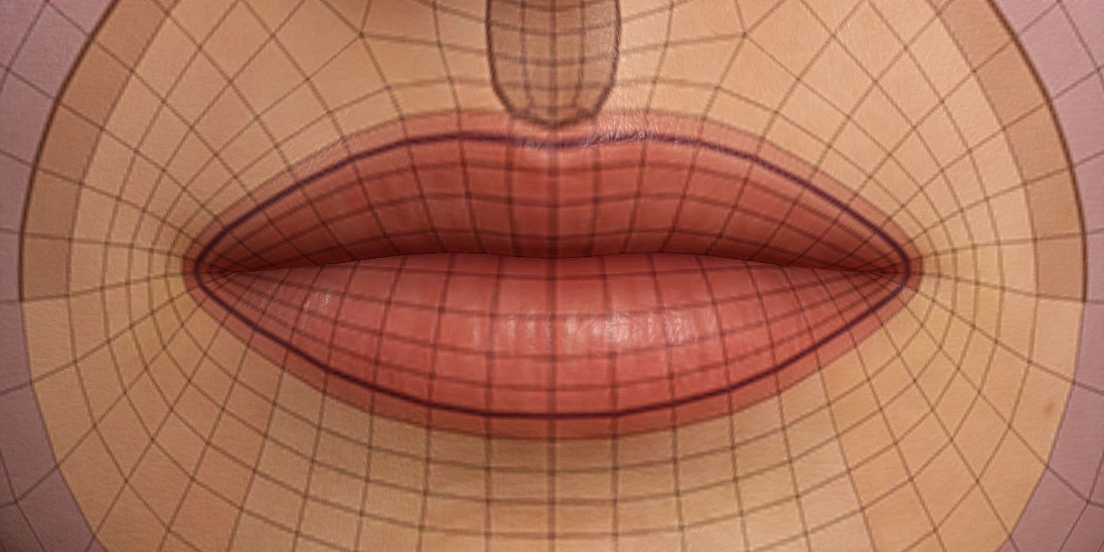 Original CC face topology guide visual from page 12