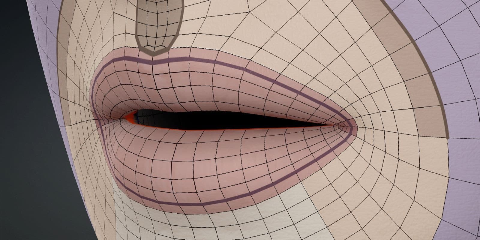 Original CC face topology guide visual from page 13